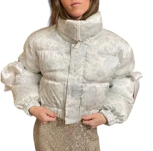 Selkie Marshmallow Puffer Cropped Puffy Coat thumbnail 11