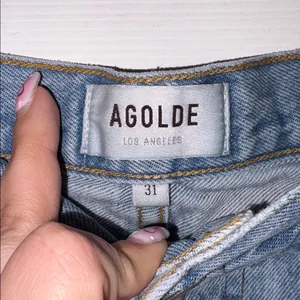 AGOLDE 90’s Pinch Waist Cut Off Shorts Blue Size 31 thumbnail 3