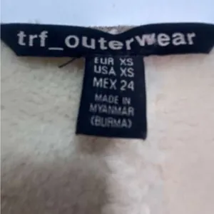 TRF Outerwear women’s size XS Faux Suede Sherpa Coat – Camel Brown(C11)✨ thumbnail 6
