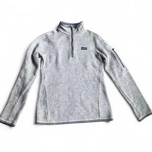 Patagonia Women's Better Sweater 1/4 Zip Fleece Gray Size XS thumbnail 2
