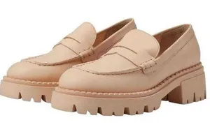 Free People Lyra Chunky Lug Sole Leather Loafer Women’s 38.5 (US 8) thumbnail 1