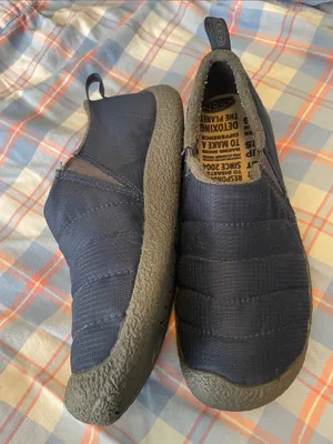 Keen Men's Navy Quilted Slip-On Loafers thumbnail 2