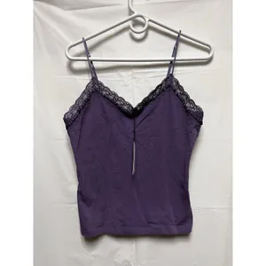 Essentiel Antwerp Purple Lace Trim Camisole Top Size‎ 3 NWT Macaw thumbnail 2