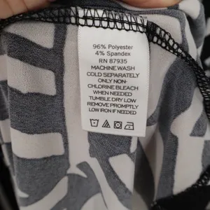 Susan Graver Dress Womens XL Maxi Geometric Stripes Black White Sleeveless Exc thumbnail 4