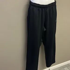 Nike Drifit Black Elastic Waistband w/ Drawstrings Running Warmup Pant- Large thumbnail 3