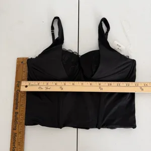 New Windsor Romantic At Heart Lace Trim Crop Top Lace Black‎ Small Dark Romantic thumbnail 11