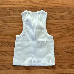 Sold Out Ribbed Tank White thumbnail 3