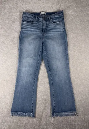 Buckle bke parker cropped flare universal fit high rise 30x27 Raw‎ Hem thumbnail 1