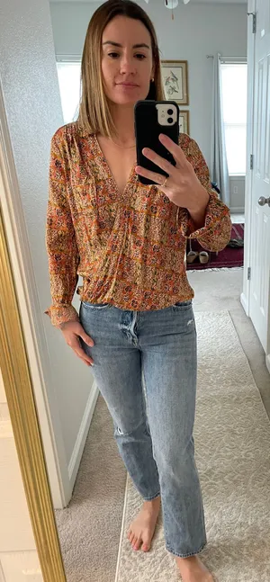 Anthropologie Pilcro Wrap blouse thumbnail 1