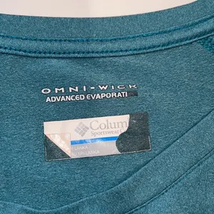 Columbia Omni-wick women’s long sleeve teal loose fit activewear pullover top M thumbnail 7