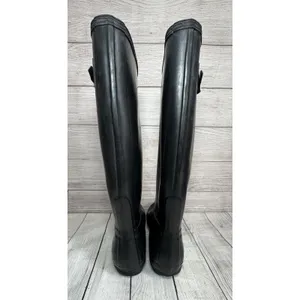 Hunter Original Women's Tall Rain Boots, US Size 8 m/9 F Black thumbnail 3