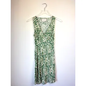 Reformation Green Floral Calix Dress Mento Summer Casual V Neck Sleeveless XS thumbnail 7