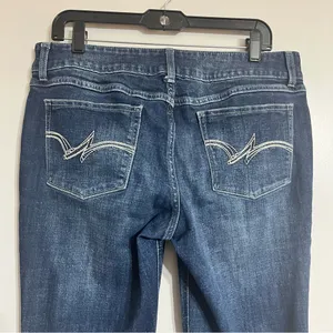 Wrangler Jeans‎ Women's 13x34 Boot Cut Denim Dark Wash Stretch Western 09MWZDO thumbnail 9