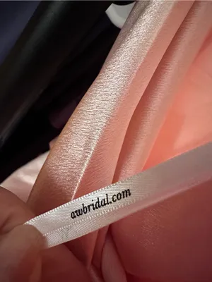 Sleeveless Pink Satin Maxi Dress with V-Neck thumbnail 3