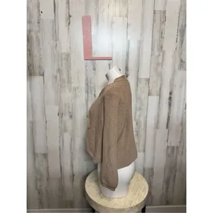 NUDE brown sweater size large Tan thumbnail 3