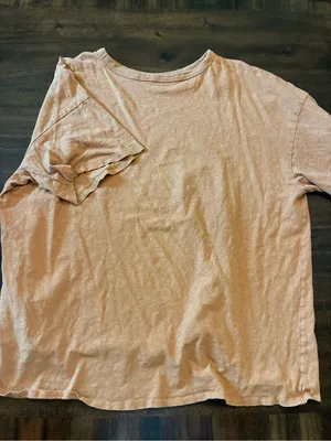 American Eagle Graphic T-Shirt Women’s XL Trans Pecos Mountains Orange Tan Top thumbnail 3
