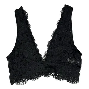 Victoria’s Secret Coquette Lace Bralette Wireless Triangle Bra Black Pull On S thumbnail 3
