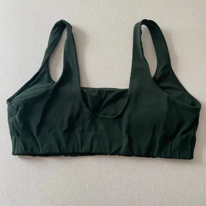 OFFLINE by Aerie Real Me Xtra Sports Bra L Dark Green Scoop Neck Yoga thumbnail 3