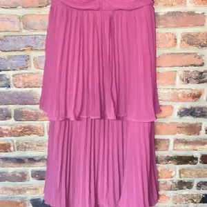 NWOT Lulu's Notorious Charm Rusty Rose Pleated Flutter Sleeve Maxi Dress Size XL thumbnail 6