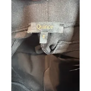 Quince Ultra-Stretch Ponte Bootcut Pants Black Size Small Petite thumbnail 5