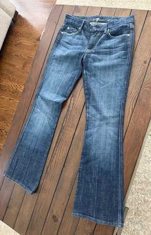 Seven7 Dojo Flare Jeans Women’s Size 28 Y2K Vintage Inspired thumbnail 1