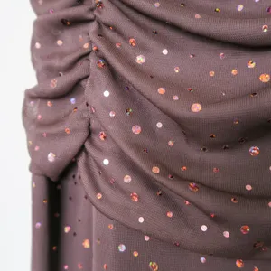 Vintage Y2K Ruby Rox Brown Sparkley Midi Dress thumbnail 6