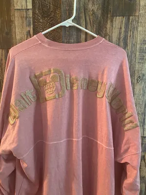 Disney Authentic Parks Spirit Jersey Walt World Peach Shirt size large. Never worn thumbnail 4