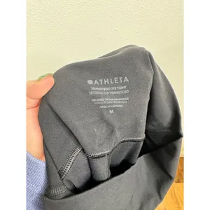 Athleta Black Transcend 7/8 Tight‎ Leggings Size Medium thumbnail 4