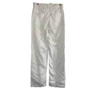 ✨H&M White Wide Ultra High Sz 6 White Jeans✨ thumbnail 3