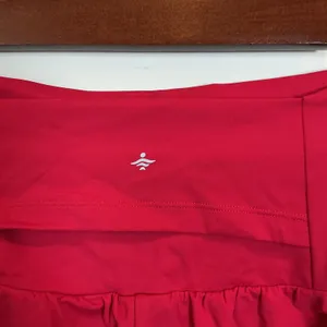 Halara High Waisted Flowy Active Shorts Red Back Pocket XL Workout Athleisure thumbnail 3