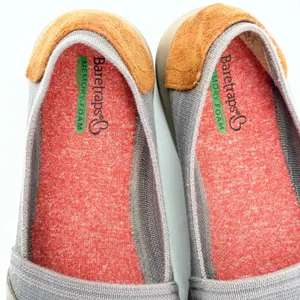 Baretraps Womens Memory Foam Slip On Shoes Gray Textile Suede Heel size 5 thumbnail 3