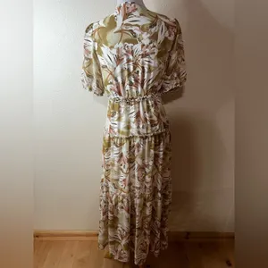 BalticBorn Santorini floral ruffle maxi dress SMALL thumbnail 5
