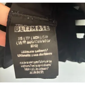 PINK Victoria's Secret Ultimate Sports Bra Bralette Black Strappy XS thumbnail 4