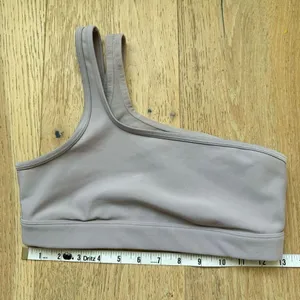 Alo Yoga Airlift Excite One Shoulder Double Strap Sport Bra Dusk Purple Size XS thumbnail 9