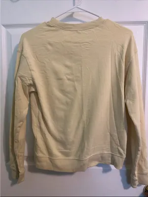 H&M Pale Yellow Crewneck Sweater thumbnail 3