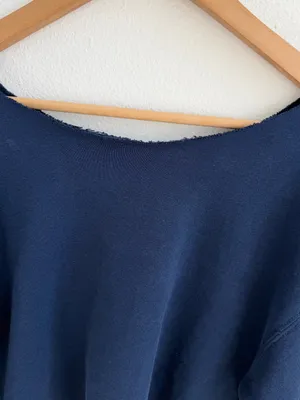 Notre Dame Fighting Irish Distressed Off Shoulder Cropped Sweatshirt thumbnail 11