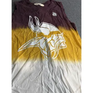 Junk Food MN Vikings Tie Dye Tank Women's Sz M 100% Cotton thumbnail 2