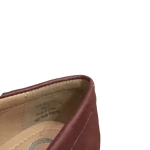 Journee Collection Women's Size 7 Red Faux Leather Slip On Loafer‎ Flat Shoes thumbnail 8
