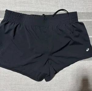 ASICS‎ Womens Running Shorts Black Athletic Gym Workout Size xl thumbnail 1