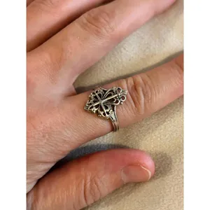 925 sterling silver ring band size 7.75 lot d9 thumbnail 3