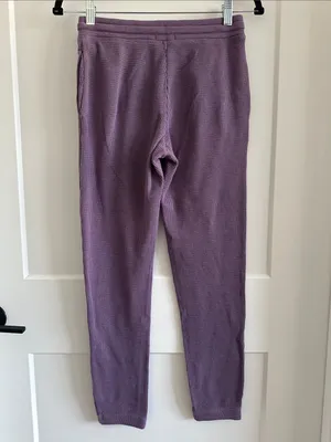 Aritzia TNA waffle purple sweatpants Size XS thumbnail 3
