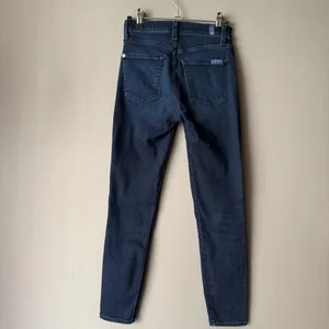 7 For All Mankind sz 23 blue jeans high waist‎ ankle jeans thumbnail 7