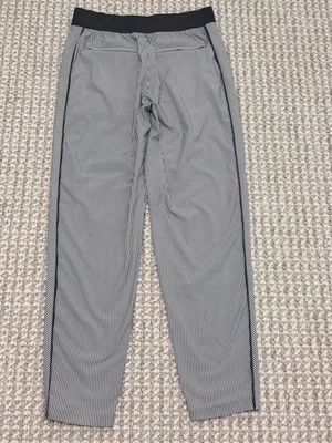 ATHLETA Brooklyn Textured Ankle Pant Size 4 City Stripe thumbnail 3