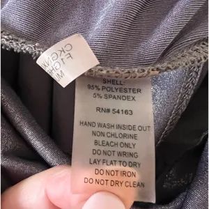 Calvin Klein Sleeveless Cowlneck Top Shimmer Gold SZ. S thumbnail 5