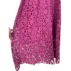 ASTR the Label Womens Sleeveless Lace Midi Dress Pink Size Large Feminine Party thumbnail 9
