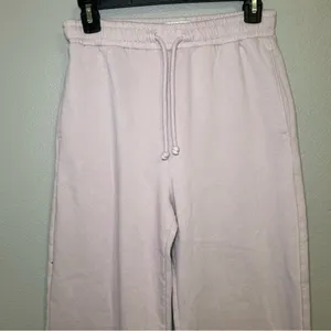 Abercrombie & Fitch Lounge Light Pink Wide Leg Sweatpants Women’s Size Small thumbnail 3