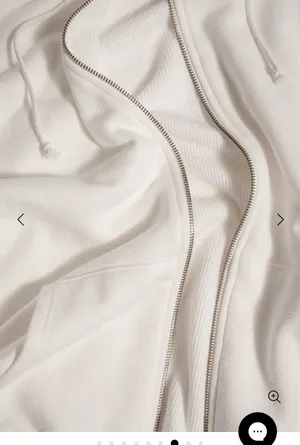 Elwood Core Zip Hoodie White Size L thumbnail 5