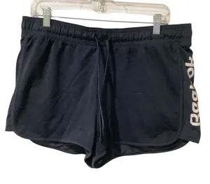 Reebok Women's Navy & White, Athletic Shorts Size L thumbnail 1