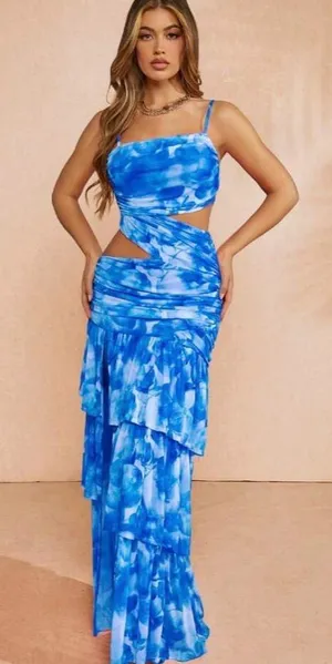 Shein floral vacation dress thumbnail 1
