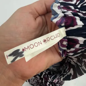 Moon Orchid Boho Maxi Skirt Sz L Cottagecore Festival Abstract Artsy Coastal thumbnail 8